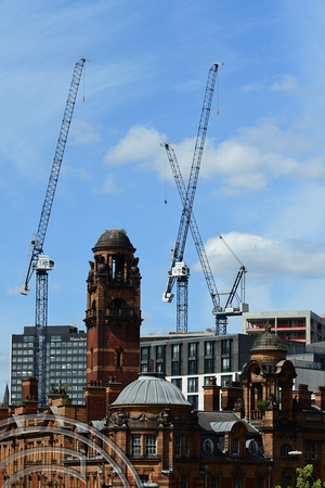 DG305546. Changing skyline. Manchester. 11.8.18