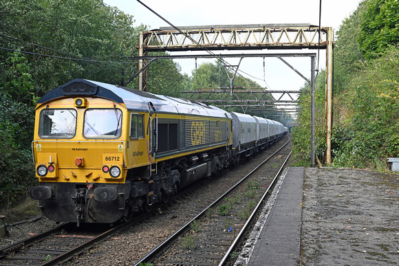 DG428305. 66712. 6J46 0850 Peak Forest Cemex to Hope St Peakstone. Guide Bridge. 21.9.2024.