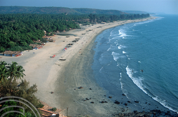 T9361. The long beach. Arambol. Goa. India. 31st January 2000