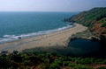 T9353. The little beach and freshwater lake. Arambol. Goa. India. 31st January 2000