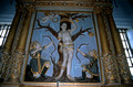 T12852. Artwork in St Francis church. Old Goa. Goa. India. 1st February 2002