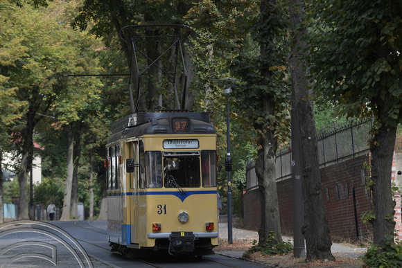 DG308531. Tram 31. Waltersdorf tramway. Waltersdorf. Germany. 17.9.18