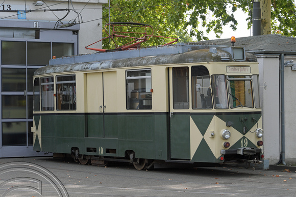 DG308567. Tram 19. Waltersdorf tramway. Waltersdorf. Germany. 17.9.18