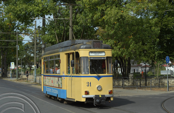 DG308568. Tram 31. Waltersdorf tramway. Waltersdorf. Germany. 17.9.18