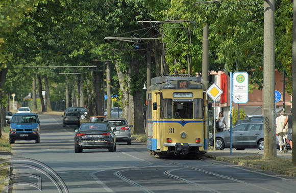 DG308574. Tram 31. Waltersdorf tramway. Waltersdorf. Germany. 17.9.18