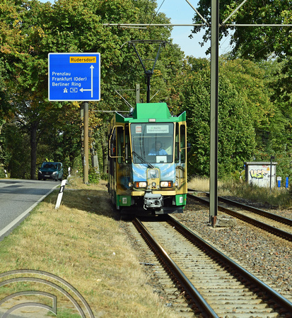 DG308638. Tram 26. Rüdersdorf, Berghof-Weiche. Rüdersdorf tramway. Germany. 17.9.18