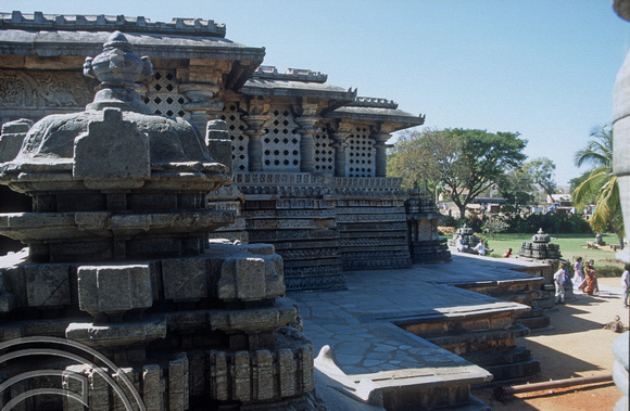 T5879. Hoysaleshwara Temple. Halebid. Karnataka. India. January 1996