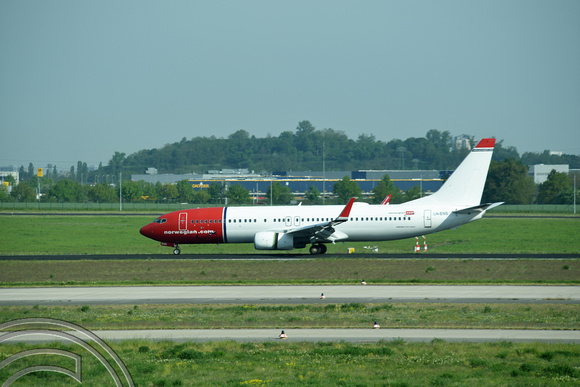DG369974. LN-ENS. Norweigan. Boeing 737-8JP.  Brandenberg airport. Berlin. 9.5.2022.