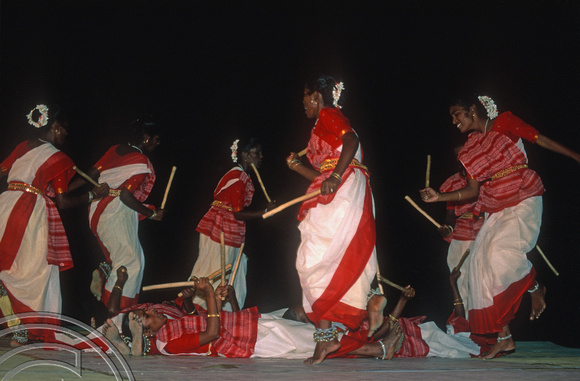 T6605. Dance festival. Mahabalipuram. Tamil Nadu. India. February 1998