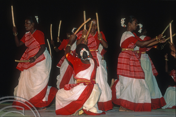 T6607. Dance festival. Mahabalipuram. Tamil Nadu. India. February 1998