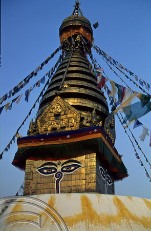 T3275. Monkey Temple. Kathmandu. Nepal. 1992.