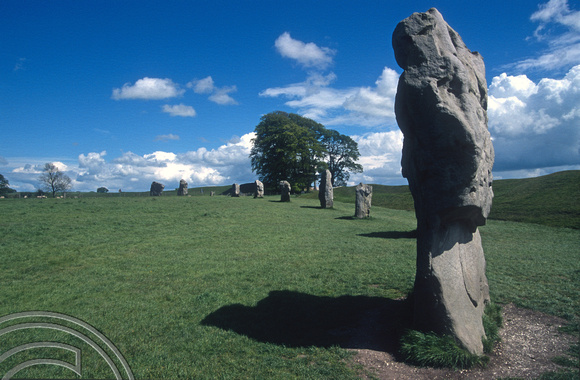 T5488. Standing stones. Avebury. Wiltshire. England. May 1996