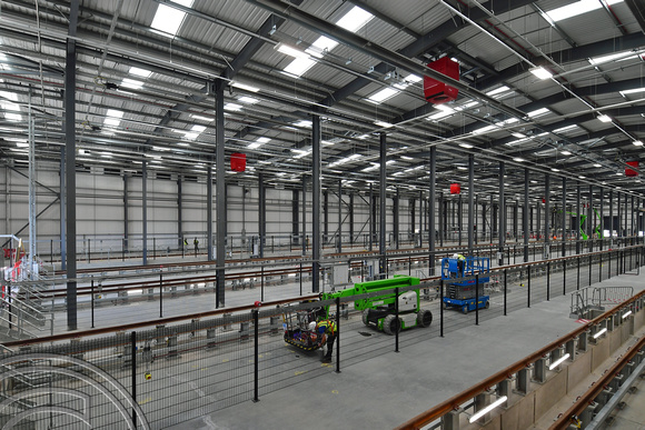 DG400906. New Siemens train building factory. Goole. Yorkshire. 17.8.2023.