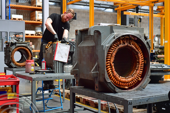 DG400932. New Siemens component overhaul workshops. Goole. Yorkshire. 17.8.2023.