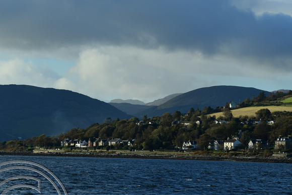 DG311250. Looking over Kilcreggan. Argyll and Bute. Scotland. 6.10.18