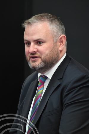DG355295. HS2 Minister. Andrew Stephenson MP. Railtex. Birmingham. 7.9.2021.