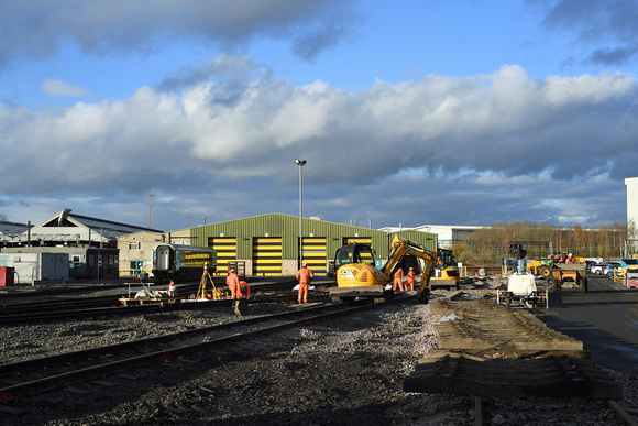 DG286735. Depot expansion. Arriva traincare. Crewe. 23.11.17