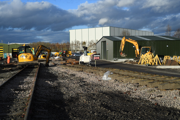 DG286733. Depot expansion. Arriva traincare. Crewe. 23.11.17