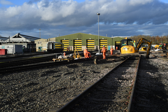DG286734. Depot expansion. Arriva traincare. Crewe. 23.11.17
