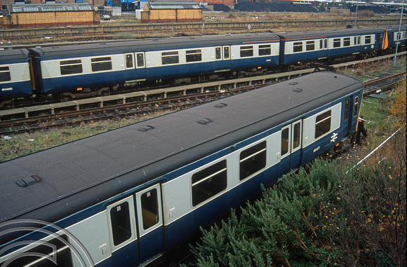 05405. 508129. 508132 (background). Stored. Southport. 25.11.95