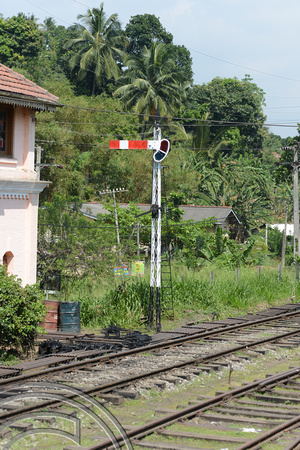 DG237564. Semaphore signal. Peradeniya Jn. Sri Lanka. 12.1.16.