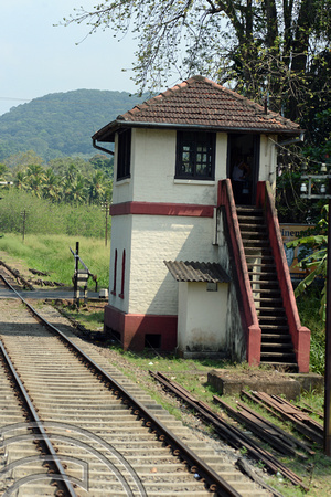 DG237522. Signalbox. Rambukanna. Sri Lanka. 12.1.16.