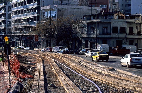 FR1157. Athens new tram line. Oct 2003