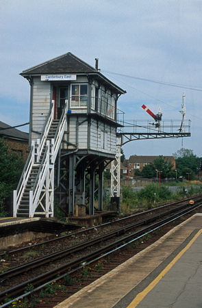 05941. Signalbox. Canterbury East. . 21.7.1996.