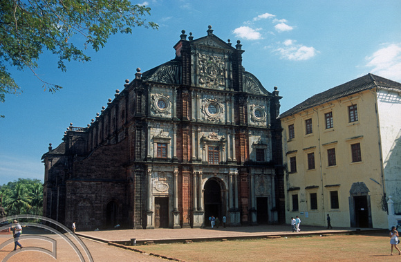 T12880. Basilica of Bom Jesus. Old Goa. Goa. India. 1st February 2002