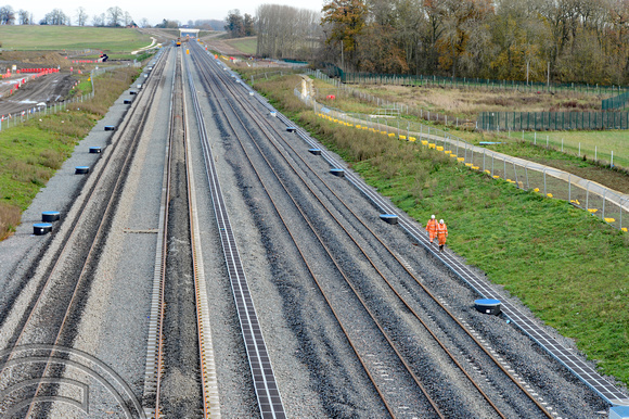 DG407798. East-West rail. Calvert. Buckinghamshire. 29.11.2023.