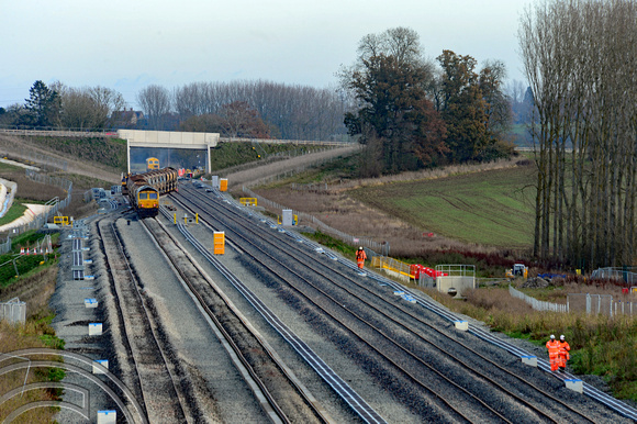 DG407811. East-West rail. Calvert. Buckinghamshire. 29.11.2023.