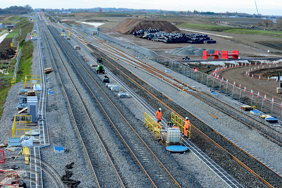DG407839. East-West rail. Calvert. Buckinghamshire. 29.11.2023.
