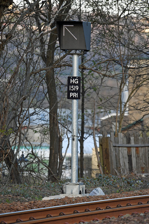 DG321201. Preliminary Route Indicator. Sowerby Bridge. West Yorkshire. 13.4.19.