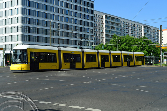 DG369593. Tram 9089. Otto-Braun Straße. Berlin. Germany. 8.5.2022.