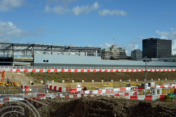 DG359472. Excavation of  HS2 platforms. Euston. London. 20.10.2021.