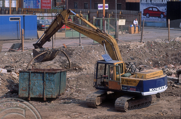 R0066. Clearing the old goods yard at Bow for Housing. April 1994. jpg