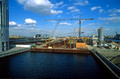 T5480. Building the Jubilee line. Docklands. London. England. 1996
