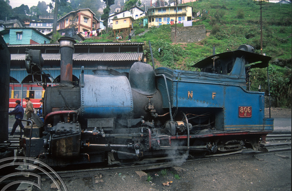 T6907. Class B No 806. Darjeeling. West Bengal. India. April.1998.