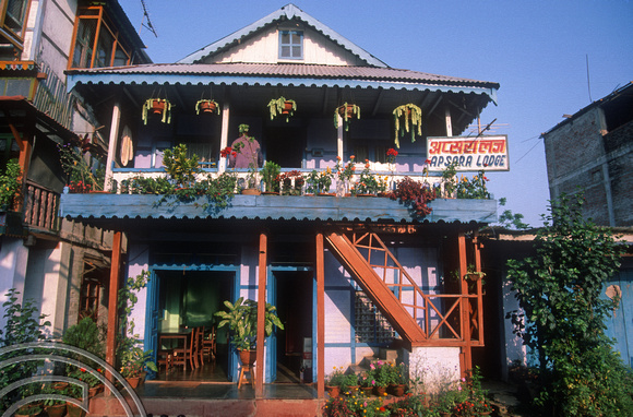T7003. Apsara Lodge. Karkabitta. The Terai. Nepal. 12th April.1998.