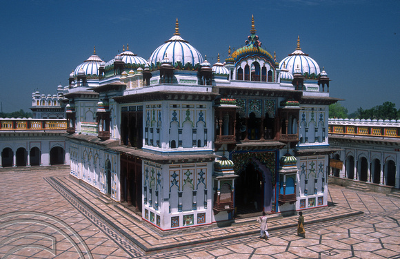 T7005. Rama Temple. Janakpur. The Terai. Nepal. 13th April.1998.