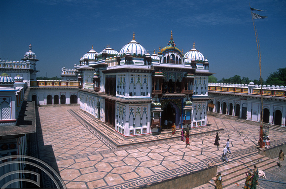 T7007. Rama Temple. Janakpur. The Terai. Nepal. 13th April.1998.