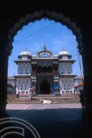 T7009. Rama Temple. Janakpur. The Terai. Nepal. 13th April.1998.