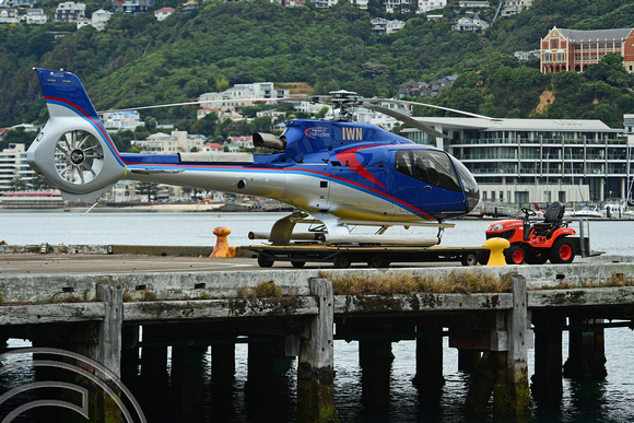 DG315659. Harbour helicopter. Wellington. New Zealand. 7.1.19
