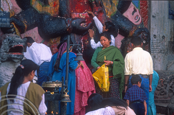 T7036. Durbar Square. Kathmandu. Nepal. April.1998.