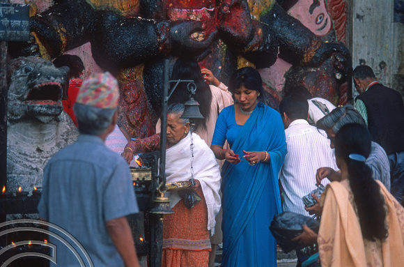 T7037. Durbar Square. Kathmandu. Nepal. April.1998.