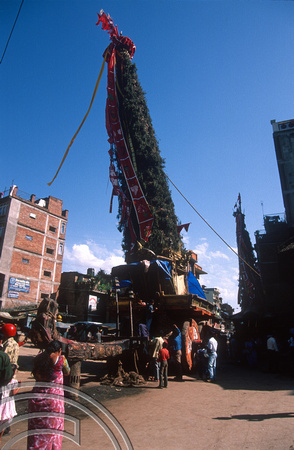 T7047. Ceremonial cart. Patan. Nepal. April.1998.