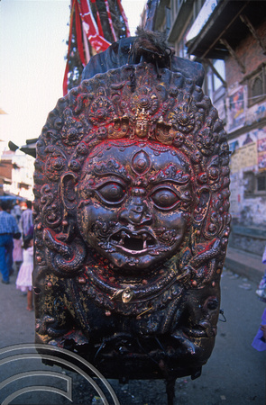 T7049. Ceremonial cart. Patan. Nepal. April.1998.