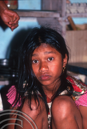 T7059. Young Nepali girl. Gorkha. Nepal. April.1998.