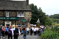 DG426792. Rushbearing festival. Sowerby Bridge. West Yorkshire. 7.9.2024.