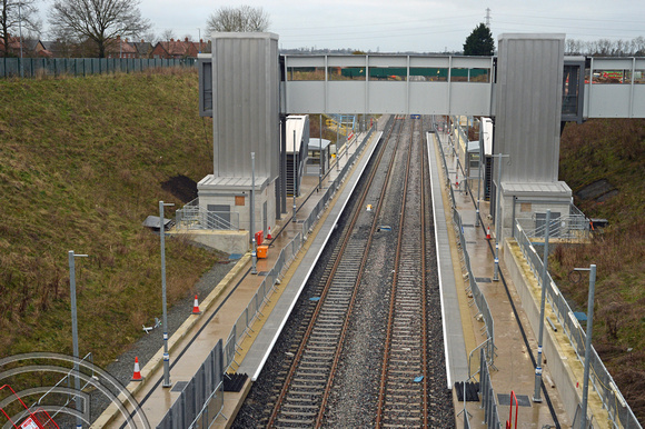 DG408737. E-W rail. The new station. Winslow. Buckinghamshire. 11.1.2024.